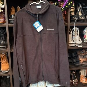 Columbia Men's Black Full-Zip Fleece Jacket